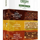 SimplyProtein Crispy Bars, 15 Bars, 21.16 oz, Variety Pack: 5 x Dark Chocolate Almond, 5 x Lemon Coconut, 5 x Peanut Butter Chocolate
