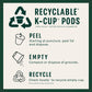 Starbucks K-Cup Coffee Pods, Medium Light Roast Coffee, Mountain Blend for Keurig Coffee Makers, 100% Arabica, Limited Edition, 1 Box (22 Pods)