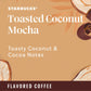 Starbucks K-Cup Coffee Pods, Toasted Coconut Mocha Flavored Coffee for Keurig Coffee Makers, 100% Arabica, Limited Edition, 1 Box (22 Pods)