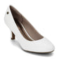 LifeStride Womens Parigi Pumps White 6 M