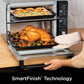 Ninja DCT401 12-in-1 Double Oven with FlexDoor, FlavorSeal & Smart Finish, Rapid Top Convection and Air Fry Bottom , Bake, Roast, Toast, Air Fry, Pizza and More, Stainless Steel