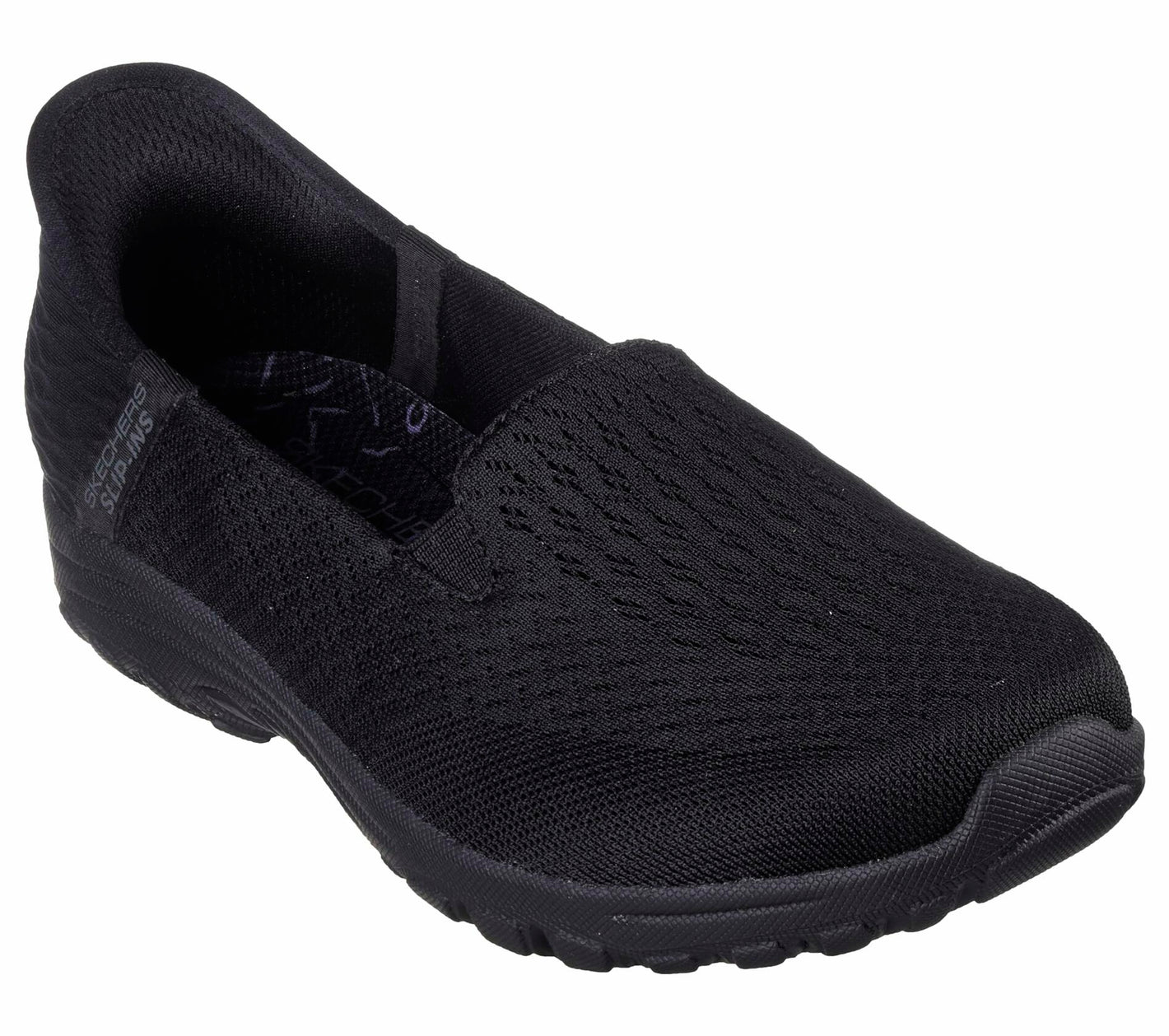SKECHERS Women's Reggae Fest 2.0-Guiding Light Slip-INS Loafer, Black, 6 Wide