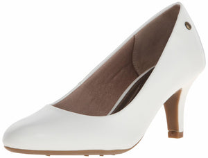 LifeStride Womens Parigi Pumps White 6 M