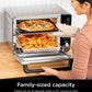Ninja DCT401 12-in-1 Double Oven with FlexDoor, FlavorSeal & Smart Finish, Rapid Top Convection and Air Fry Bottom , Bake, Roast, Toast, Air Fry, Pizza and More, Stainless Steel