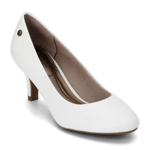LifeStride Womens Parigi Pumps White 6.5 M