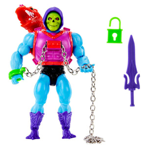 Masters of the Universe Origins Action Figure with Accessories, Deluxe Dragon Blast Skeletor 5.5-in MOTU Collectible