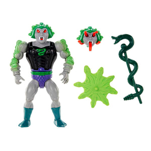 Masters of the Universe Origins Action Figure Toy with Accessories, Deluxe Snake Face 5.5-in MOTU Collectible