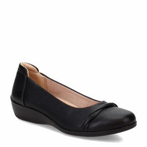 LifeStride Womens Impact Loafer, Black, 9.5 Wide US