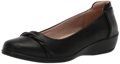 LifeStride Womens Impact Loafer, Black, 9.5 Wide US