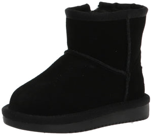 Koolaburra by UGG unisex child Koola Mini Fashion Boot, Black, 3 Little Kid US