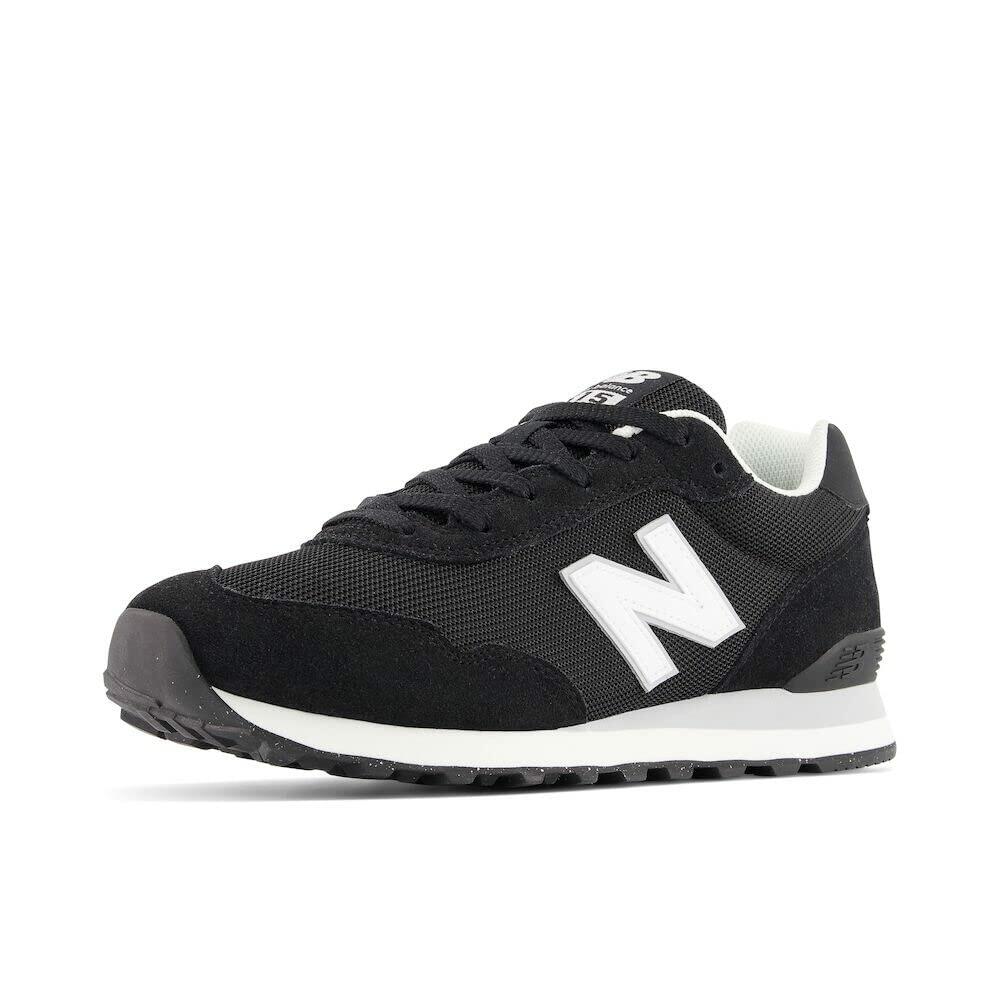 New Balance Men's 515 V3 Sneaker, Black/White/Aluminum Grey, 11.5