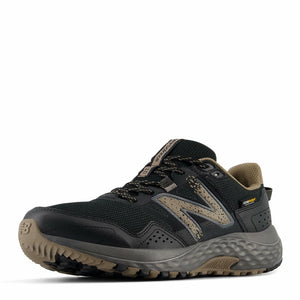 New Balance Men's 410 V8 Trail Running Shoe, Black/Magnet/Mushroom, 12 X-Wide