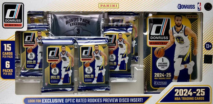 2024/25 Panini Donruss Basketball Bundle Trading Card Box (Exclusive Optic Rated Rookies Preview Disco Insert)
