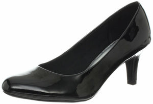 LifeStride Womens Parigi Pumps Black Patent 11 M