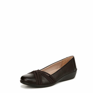 Life Stride Womens Incredible 2 Ballet Flats Dark Chocolate 11 M