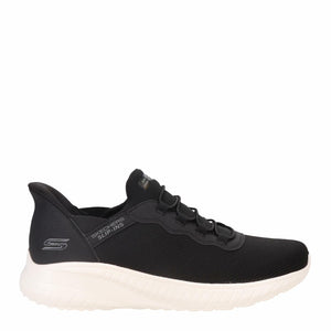 Skechers Men's Hands Free Slip-ins Bobs Squad Chaos-Daily Hype Sneaker, BLK, 13