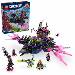 LEGO DREAMZzz The Never Witch’s Midnight Raven Building Toys - Birthday Gift for Boys & Girls, Age 9+ - Kids Toys with 3 Building Options & 5 Minifigures - 71478