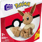 MEGA Pokémon Building Toys Set Build & Show Eevee with 215 Pieces, Articulated and Poseable, 4 Inches Tall, for Kids