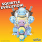 MEGA Pokémon Action Figure Building Toys for Kids, Squirtle Evolution Set with 379 Pieces, 3 Characters, Wartortle and Blastoise