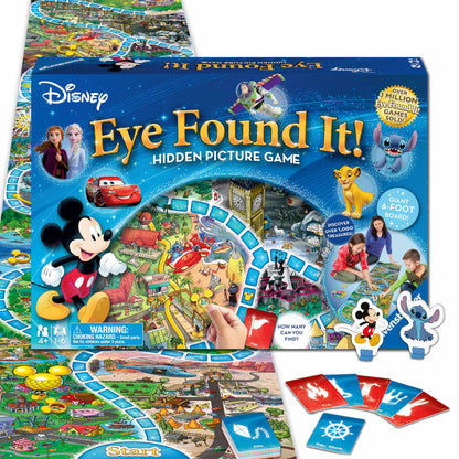 Ravensburger Disney Eye Found It - Hidden Picture Search Board Game - Learning Fun with Disney Favorites - Ages 4+