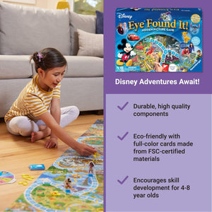 Ravensburger Disney Eye Found It - Hidden Picture Search Board Game - Learning Fun with Disney Favorites - Ages 4+