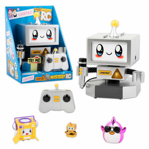 LankyBox LankyBot Mystery RC Mystery RC with Surprise Toys to Discover Inside, Officially Licensed Merch