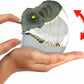 Mattel Jurassic World Rebirth Micro Adventure Playset, Tyrannosaurus Rex Head Opens to 4 Interactive Features, 3 Micro Figures, T. Rex Dinosaur Toy