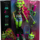 Monster High Venus McFlytrap Doll with Plant Monster Pet Cat Chewlian and Accessories Like Backpack, Notebook, Snacks and More