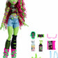 Monster High Venus McFlytrap Doll with Plant Monster Pet Cat Chewlian and Accessories Like Backpack, Notebook, Snacks and More