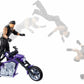 Mattel WWE Wrekkin' Slamcycle Vehicle & Figure Playset with Toy Motorcycle & Undertaker 6-inch Collectible, Launching Action & Breakaway Parts
