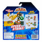 AKEDO Sonic The Hedgehog Versus Pack with Tails and Shadow, Mini Collectable Battling Action Warriors, 2.25 Inches Tall, Contains 2 Battle Controllers