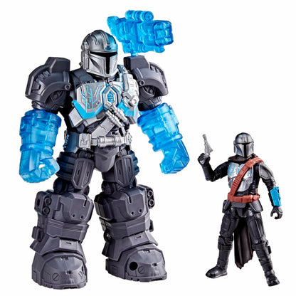STAR WARS Epic World of Action The Mandalorian Mech Force Suit, 6.5-Inch Mech Suit & 4-Inch Action Figure, Toys for Boys & Girls Ages 4+
