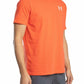 Under Armour Men's Sportstyle Left Chest Short-Sleeve T-Shirt, (847) Fire / / White, X-Large