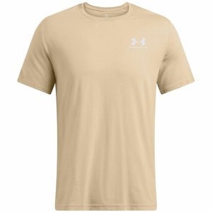 Under Armour Men's Sportstyle Left Chest Short-Sleeve T-Shirt , (300) City Khaki / / White , X-Large