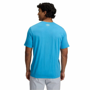 Under Armour Men's Sportstyle Left Chest Short-Sleeve T-Shirt, (453) Ether Blue / / White, XX-Large