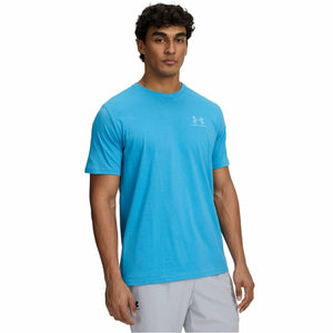 Under Armour Men's Sportstyle Left Chest Short-Sleeve T-Shirt, (453) Ether Blue / / White, X-Large