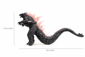 Jada Toys – Godzilla X Kong: Heat-Ray Breath Godzilla Remote Control Figure – Lights & Sounds, Atomic Breath, Tail Whip Action – 2 Feet Long – Ages 8+