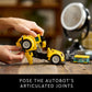 LEGO Icons Transformers Bumblebee Action Figure, Collectible Robot Gift for Adults, Movie Themed Model Building Set for Sci-Fi Enthusiasts and Transformers Fans, Converts to Vehicle Mode, 10338