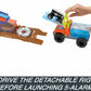 Hot Wheels Monster Trucks Color Shifters 5 Alarm Rescue with Color Shifter Truck, 2 Demolition Cars and 1 Trailer