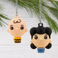 Hallmark Peanuts Mini Christmas Ornaments, Shatterproof, Set of 6