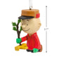 Hallmark Peanuts Charlie Brown Kneeling with Tree Christmas Ornament