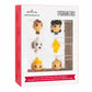 Hallmark Peanuts Mini Christmas Ornaments, Shatterproof, Set of 6