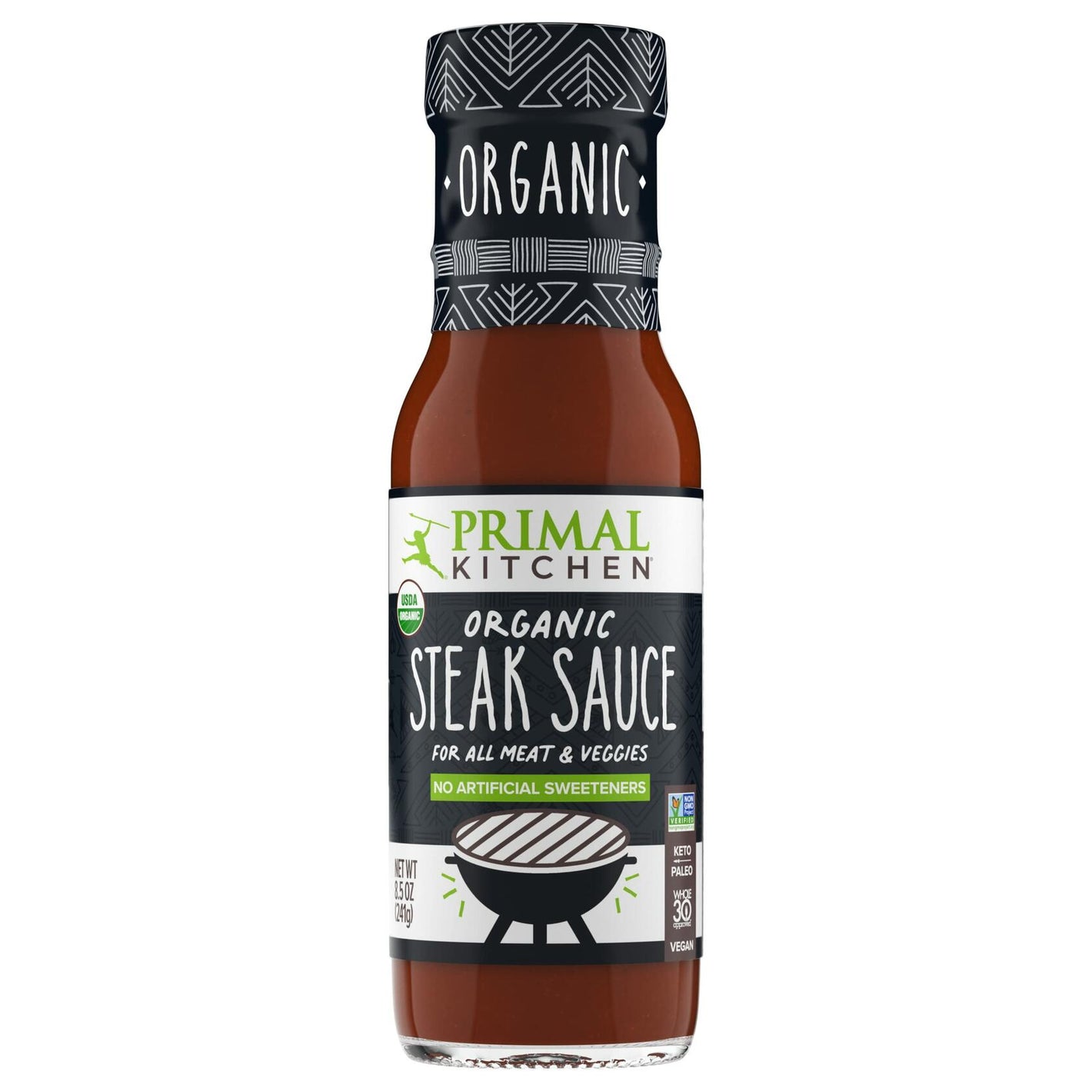 Primal Kitchen Organic Steak Sauce and Marinade, 8.5 OZ