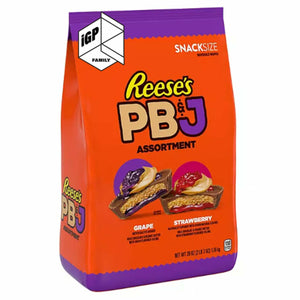 Reses PB&J Peanut Butter Cups Candy iGP Family- Bulk 2lb Reesees Cups Easter Milk Chocolate candies - Bulk chocolate candies for Kids, Birthday Parties and Easter Parties