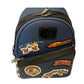 New LOUNGEFLY Star Wars Podracing Patches Mini Hard Tag Backpack  New w/ Tags