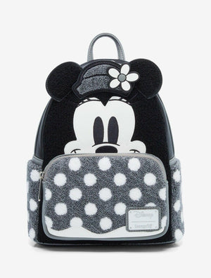 Loungefly Disney Steamboat Willie Minnie Mouse Figural Mini Backpack