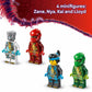 LEGO NINJAGO Ninja Spinjitzu Temple Building Toy Playset - Pretend Play Preschool Ninja Toy for Kids, Boys and Girls, Ages 4+ - with 4 Minifigures - Gift Idea for Birthdays - 71831