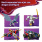 LEGO NINJAGO Zane's Ultra Combiner Mech Ninja Toy - Pretend Play 4-in-1 Building Toy Set for Kids, Boys and Girls, Ages 9+ - with 6 Minifigures - Gift Idea for Birthdays - 71834
