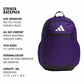 adidas Striker Team Sports Backpack for Soccer and More, Workout Bag for Men and Women, Collegiate Purple/3.0 (36L), One Size