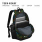 adidas Originator Small Backpack for Men and Women, Athletic Book Bag with Laptop Sleeve, Outline BOS Toss-Black/Black/White, One Size